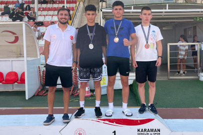 Aydınlı sporcular Karaman'da başarıya koştu