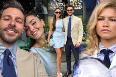 Hakan Sabancı ve Zendaya Wimbledon'da pişti oldu