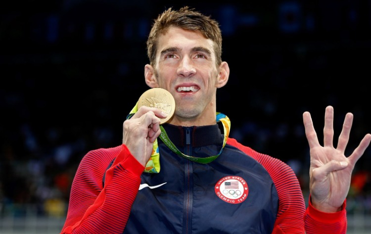 1- Michael Phelps