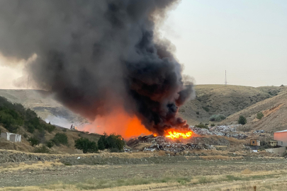 Ankara'da  yangın