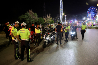 Adana’da 347 motosiklet sürücüsüne ceza