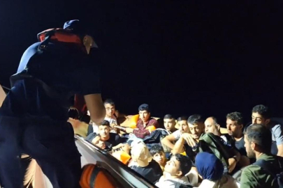 Bodrum açıklarında 29 düzensiz göçmen kurtarıldı