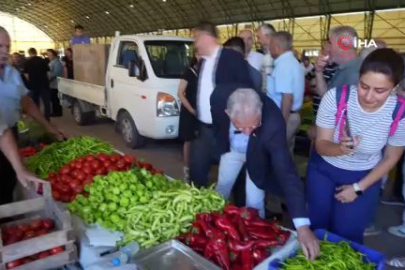 Bursa Mudanya'da kapalı pazar yeri açıldı