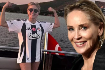 Sharon Stone Beşiktaşlı oldu