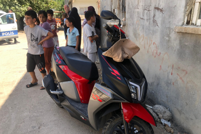 Adıyaman'da 14 yaşında çocuğun kullandığı motosiklet kazaya karıştı