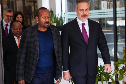 Bakan Fidan, Etiyopya Başbakanı Abiy Ahmed ile bir araya geldi