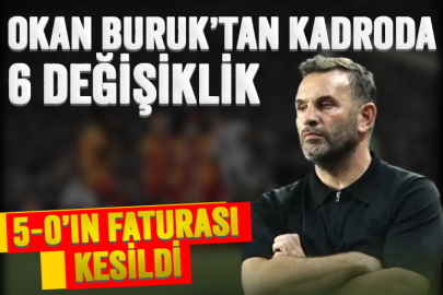 Okan Buruk sezonun ilk lig maçında kadro değişikliğine gidiyor