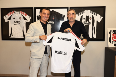 A Milli Takım Teknik Direktörü Vincenzo Montella'dan Beşiktaş'a ziyaret