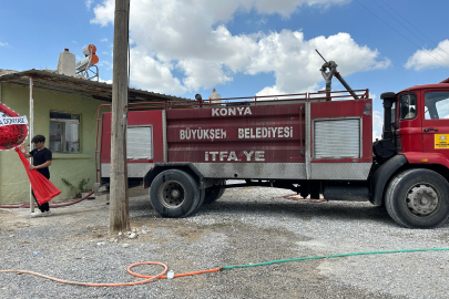 Konya'da düğünde yangın paniği