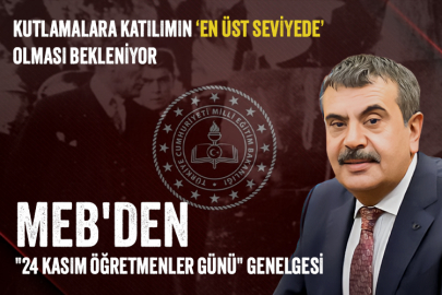 Milli Eğitim Bakanlığı'ndan "24 Kasım Öğretmenler Günü" genelgesi