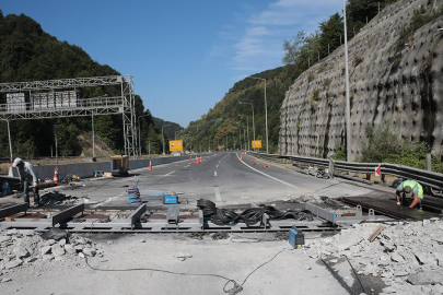 Bolu Dağı Tüneli'nde "heyelan" için tedbir altında