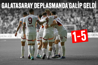 Galatasaray deplasmanda Adana Demirspor'u mağlup etti.