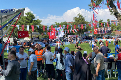 İstanbul Bahçelievler’de 19. Geleneksel Kocasinan Yağlı Güreşleri düzenlendi