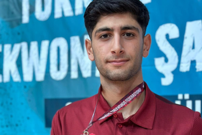 Emirhan Okşan, taekwondoda Türkiye 3.'sü oldu