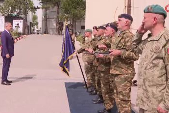 Bakan Fidan, Kosova'da NATO karargahını ziyaret etti