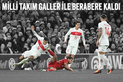 Milli Takım, Galler ile berabere kaldı