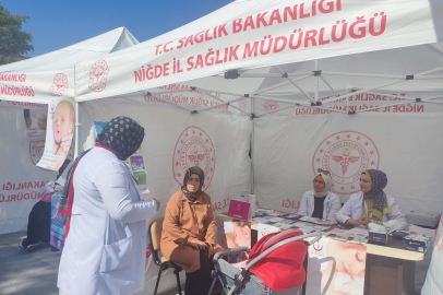 Niğde'de anne sütünün önemi açılan stantlarda anlatılıyor