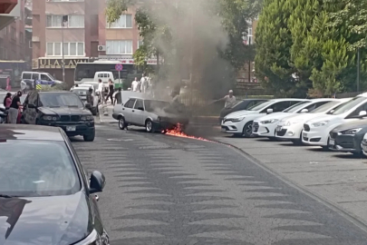 Bursa'da Tofaş otomobilin LPG tankı bomba gibi patladı