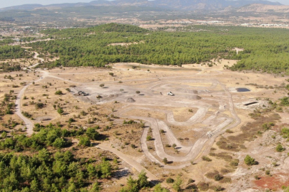 Osmancalı'ya motokros pisti yapımına başlandı