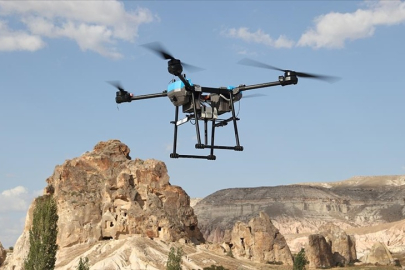 Kapadokya’da yerli dron test uçuşunda bir yer altı tüneli bulundu