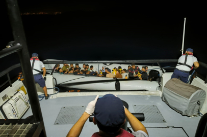 Bodrum'da 102 düzensiz göçmen yakalandı