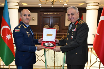 Orgeneral Gürak, Azerbaycan Hava Kuvvetleri Komutanı'nı kabul etti