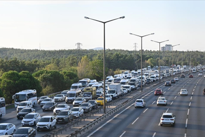 İstanbul'da yoğun trafik!