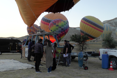 Kapadokya'da balon turları iptal edildi