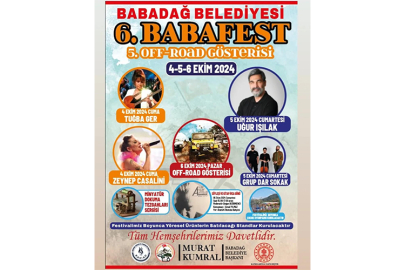 6. Babafest ve 5. Off-Road Şöleni için geri sayım başladı