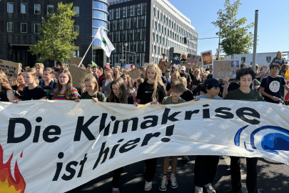 Almanya'da iklim protestosu gerçekleştirildi