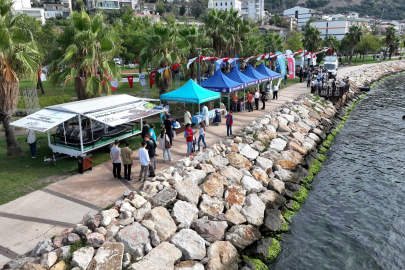 Hereke sahilinde kıyı ve deniz temizliği yapıldı