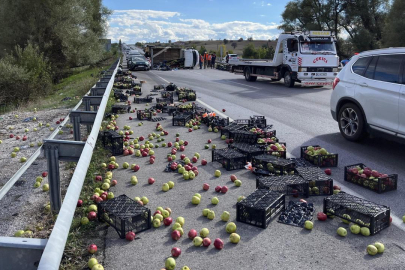 Samsun-Ankara yolunda trafik kazası: Ulaşımda aksama yaşandı