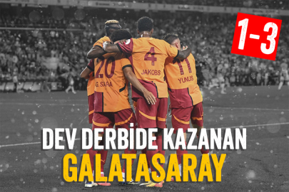 Dev derbide Galatasaray, Fenerbahçe'yi mağlup etti