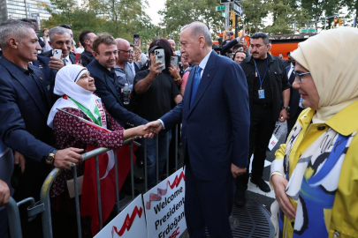 Cumhurbaşkanı Erdoğan, ABD'de sevgi gösterileriyle karşılandı