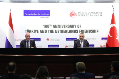 TCMB Başkanı Karahan, Hollanda Merkez Bankası Başkanı Knot ile bir araya geldi