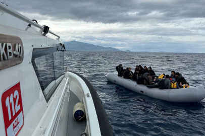 Muğla açıklarında 35 düzensiz göçmen yakalandı