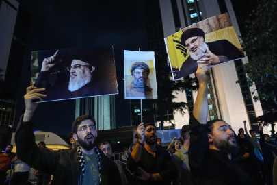 Hizbullah lideri Nasrallah'ın öldürülmesi İsrail'in İstanbul Başkonsolosluğu önünde protesto edildi