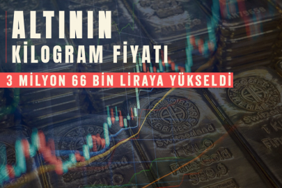 Altının kilogram fiyatı 3 milyon 66 bin liraya yükseldi