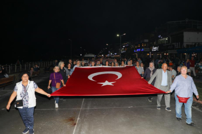 Barış ve özgürlüğün sesi Mudanya'dan yükseliyor