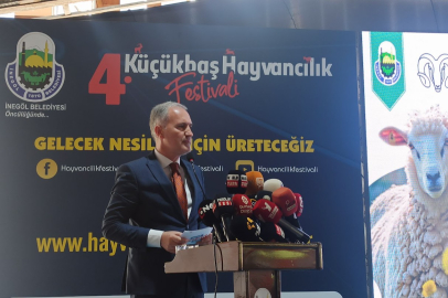 Bursa İnegöl’de 4. Küçükbaş Hayvancılık Festivali başladı