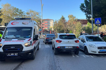 Gebze'de otobüsün çarptığı kadın yaralandı