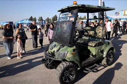 Yapay zeka destekli golf aracı TEKNOFEST Adana'da kendini gösteriyor