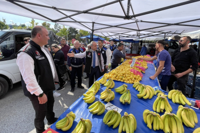 Zabıta ekiplerinin pazar denetimleri sürüyor