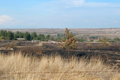 Tekirdağ'da çıkan yangın söndürüldü