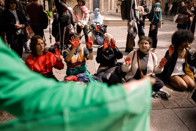 Avustralya'da İsrail'in Gazze'ye saldırılarının 1. yıl dönümünde gösteriler düzenlendi