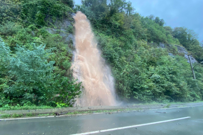 Artvin'de şiddetli yağışlar etkili oldu