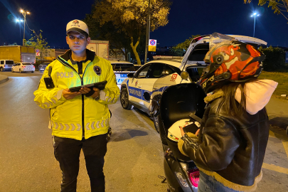  İstanbul'da motosiklet sürücülerine denetim