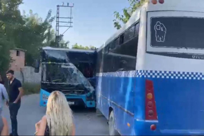 Malatya'da öğrenci servisi ile otobüs çarpıştı