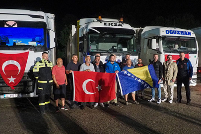 Sel felaketinden etkilenen Bosna Hersek'e Türkiye'den yardım eli