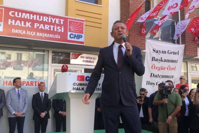 CHP lideri Özel, 13 bin oy aldığı Datça'da bin kişiye seslendi